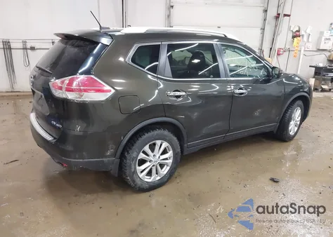 2016 Nissan Rogue Sv из США, поврежденный, VIN KNMAT2MV7GP646800